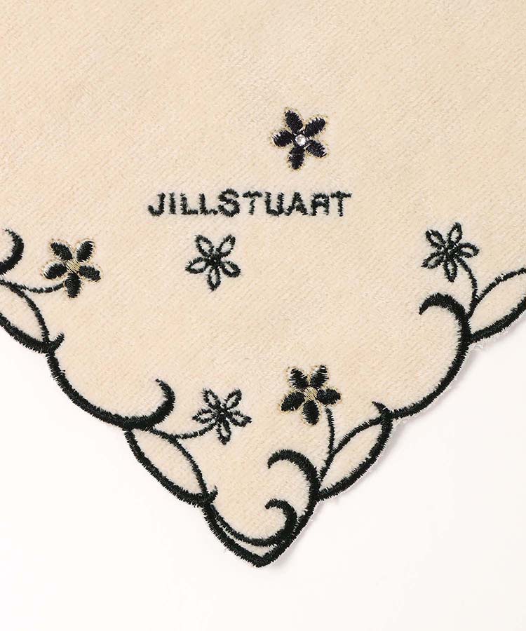 JILL STUARTベーシックフラワースカラップタオルハンカチ