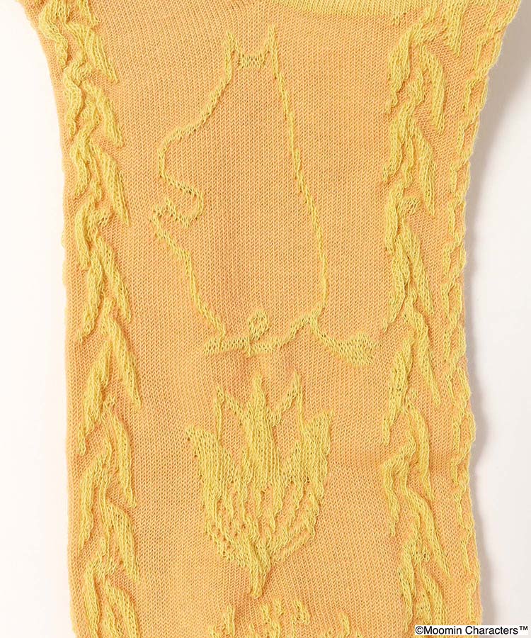 ムーミンシルエットフロートロークルーソックス