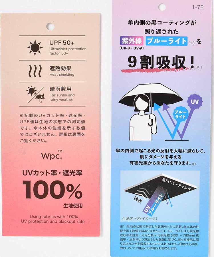 遮光クラシカルフリル晴兼折傘