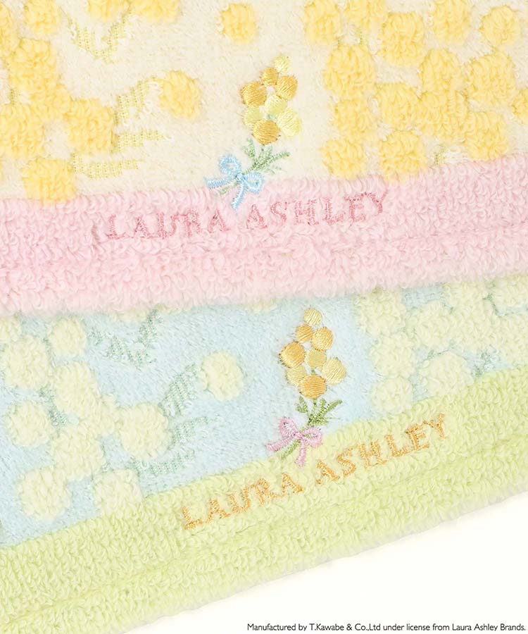 LAURA ASHLEYミモザ配色タオルハンカチ