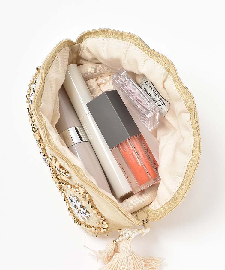 ビジューミニポーチ