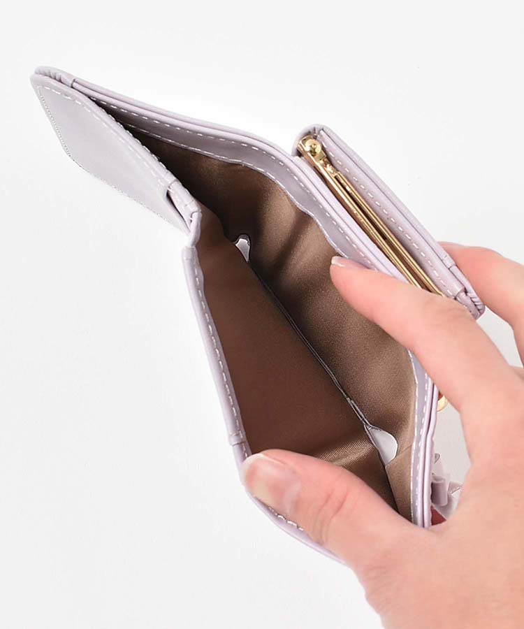 ミニリボンがま口財布