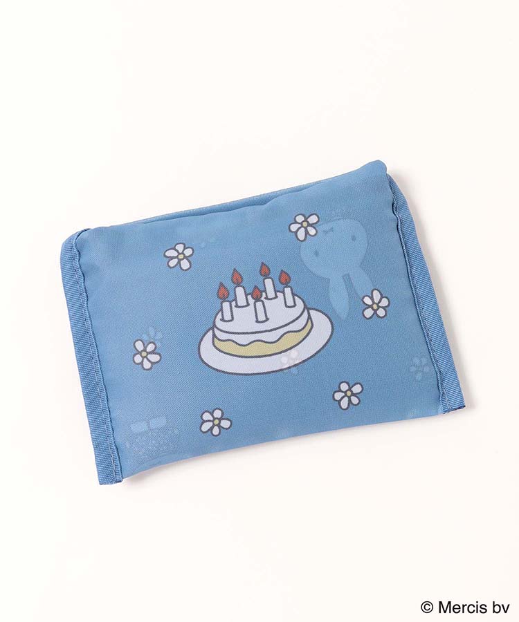 MIFFY BLUE FLOWERショッピングバッグS
