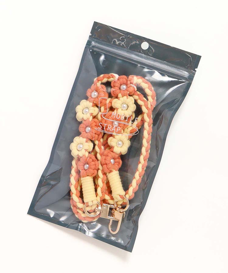 マクラメフラワーストラップ2