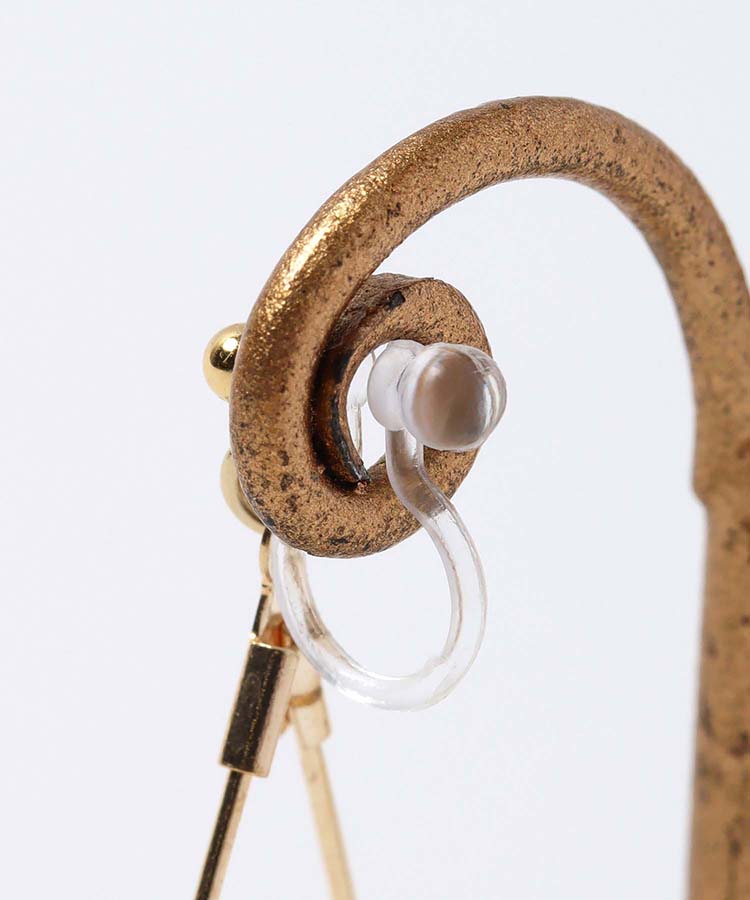 バブルフープ樹脂イヤリング アクセサリー イヤリング