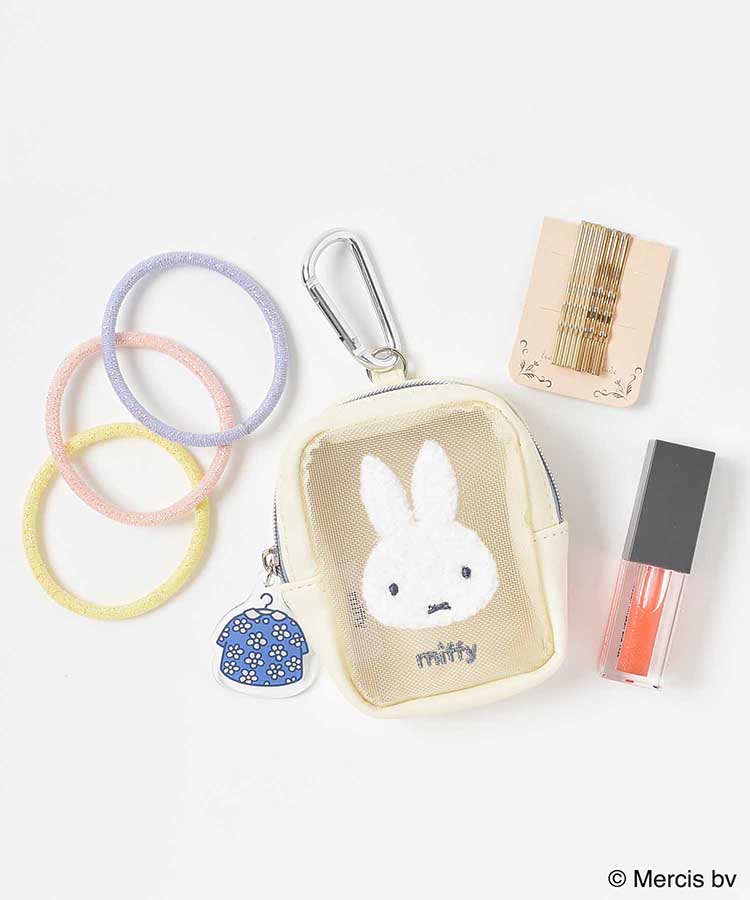 miffyブルードレスカラビナ付ポーチ