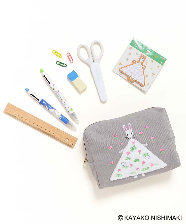 わたしのワンピースサガラ刺繍ペンケース