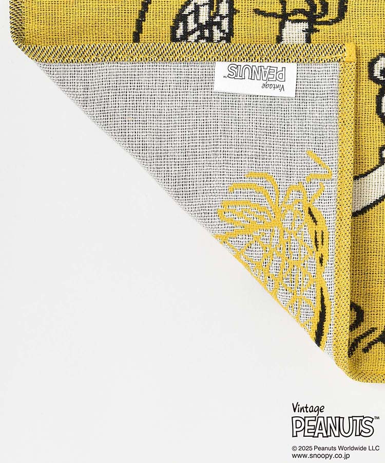 PEANUTS Happiness三重ガーゼハンカチ