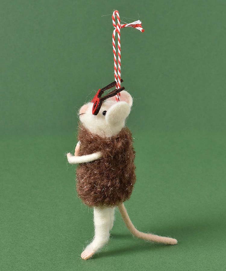 フェルトデコレーションマウスメガネ