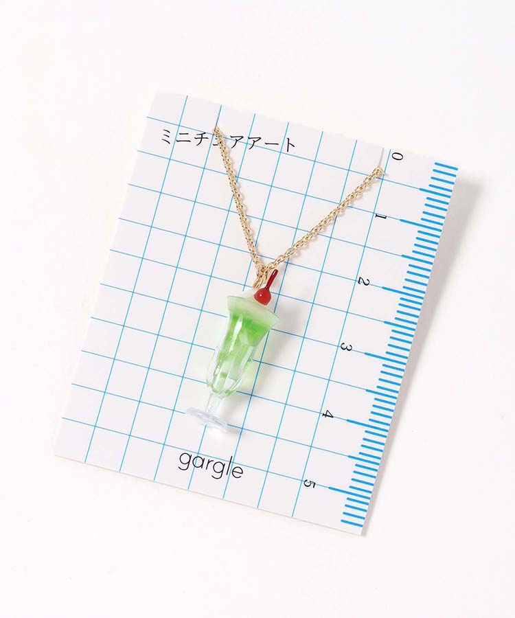 クリームソーダネックレス