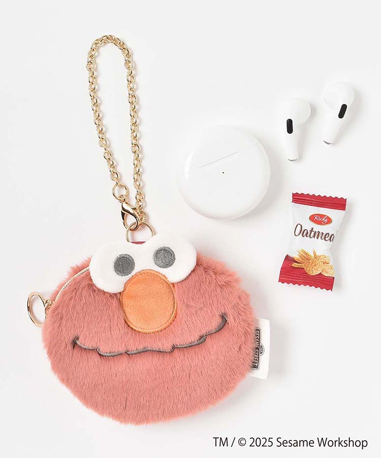 SESAME STREET FACE FURミニダイカットポーチ