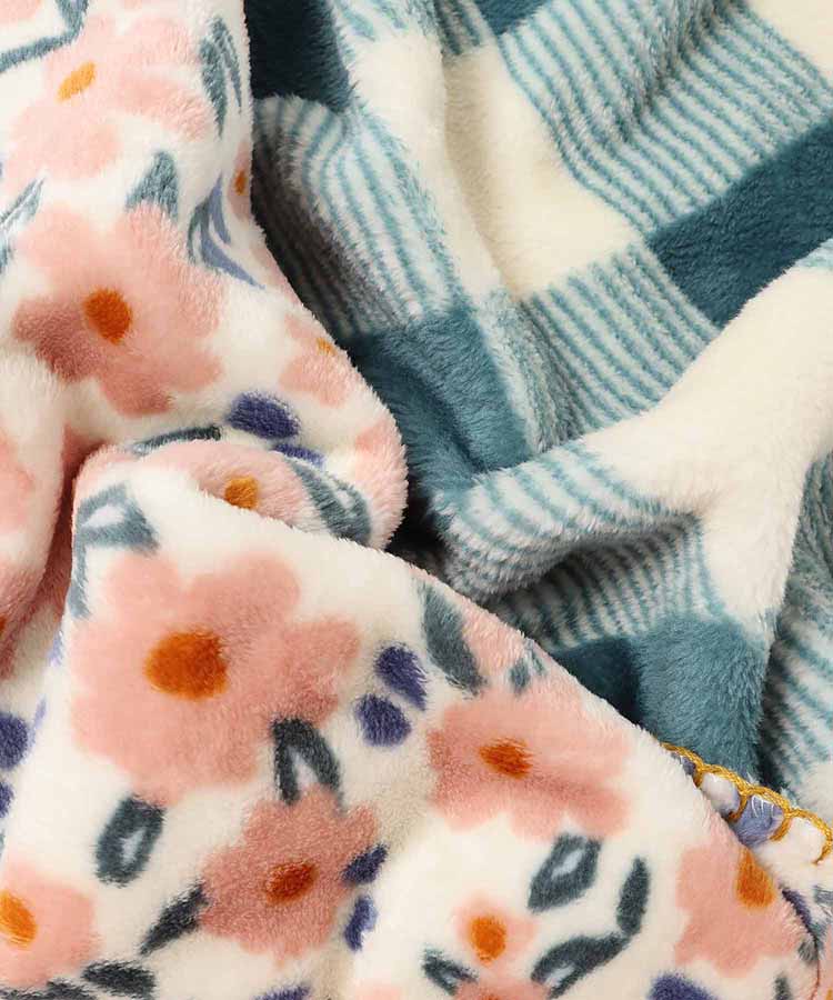 リバーシブルブランケット