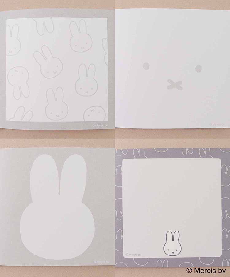 ミッフィーフェイススクエアメモ