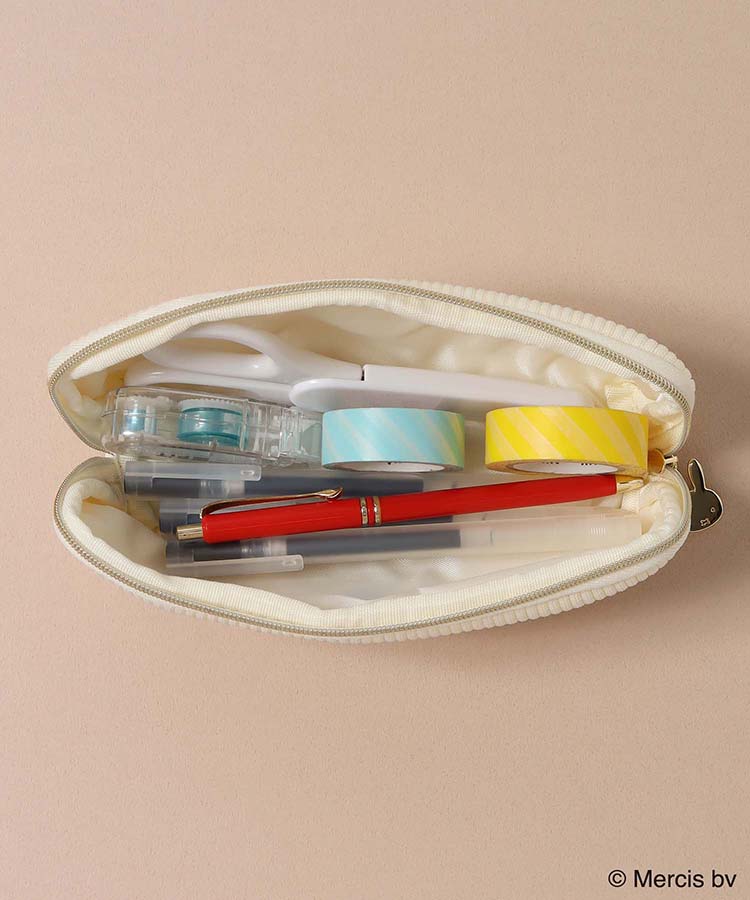 ミッフィーフェイスニットペンケース