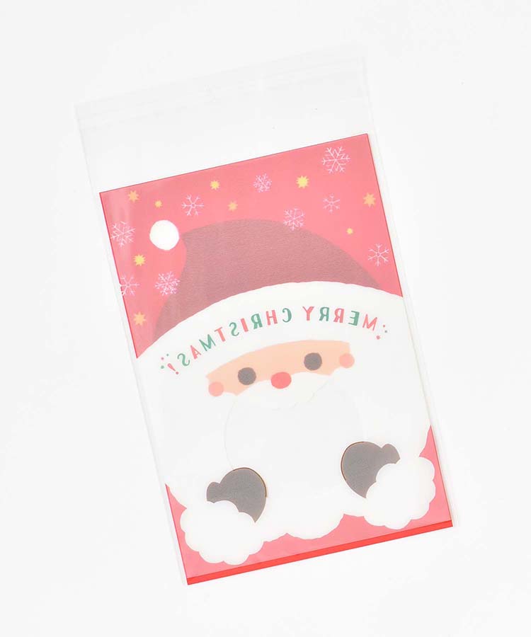 クリスマスノリ付クリアバッグS