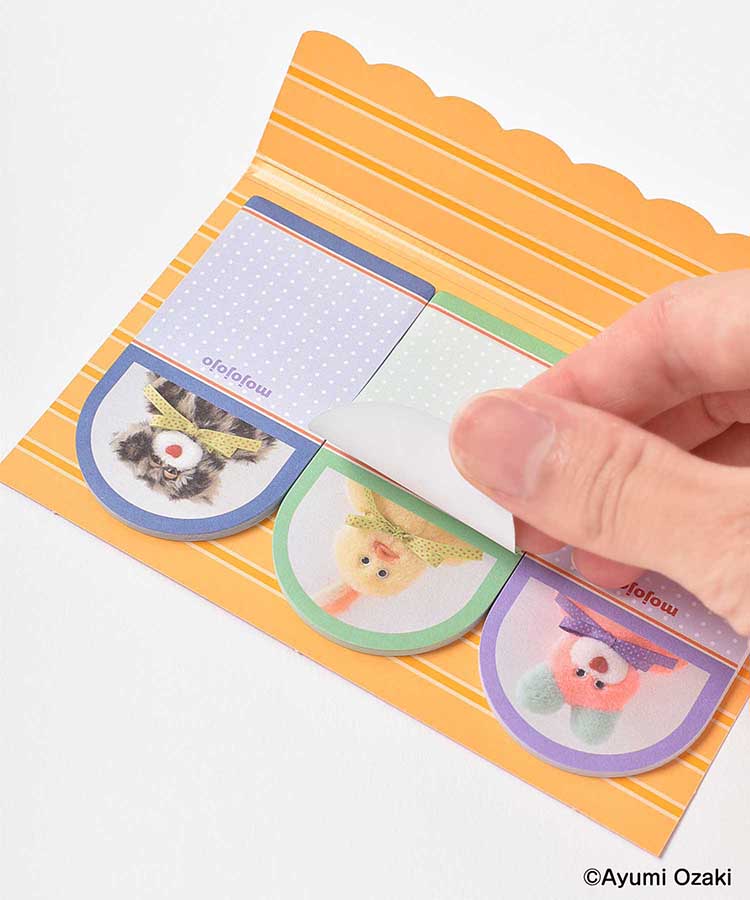 mojojojoダイカット付箋