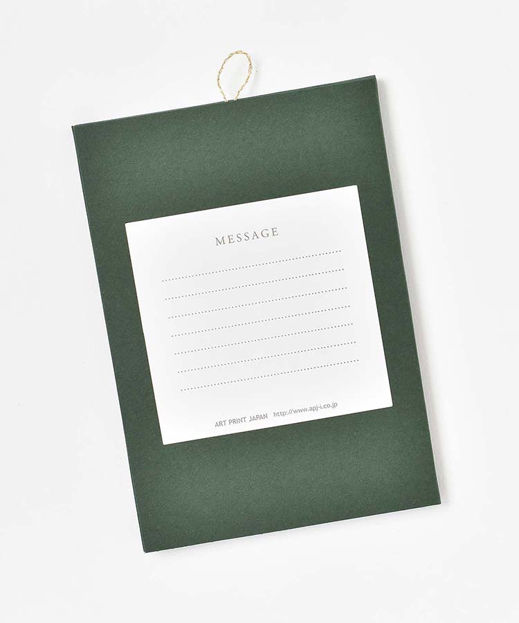 ハーバリウムクリスマスカード