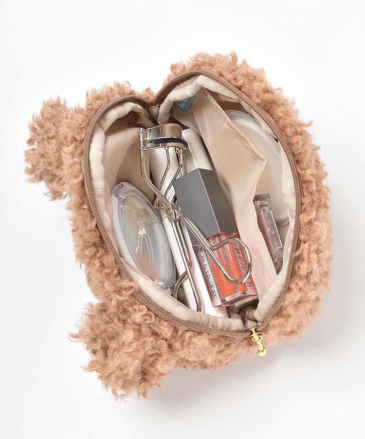 もこもこドッグポーチ