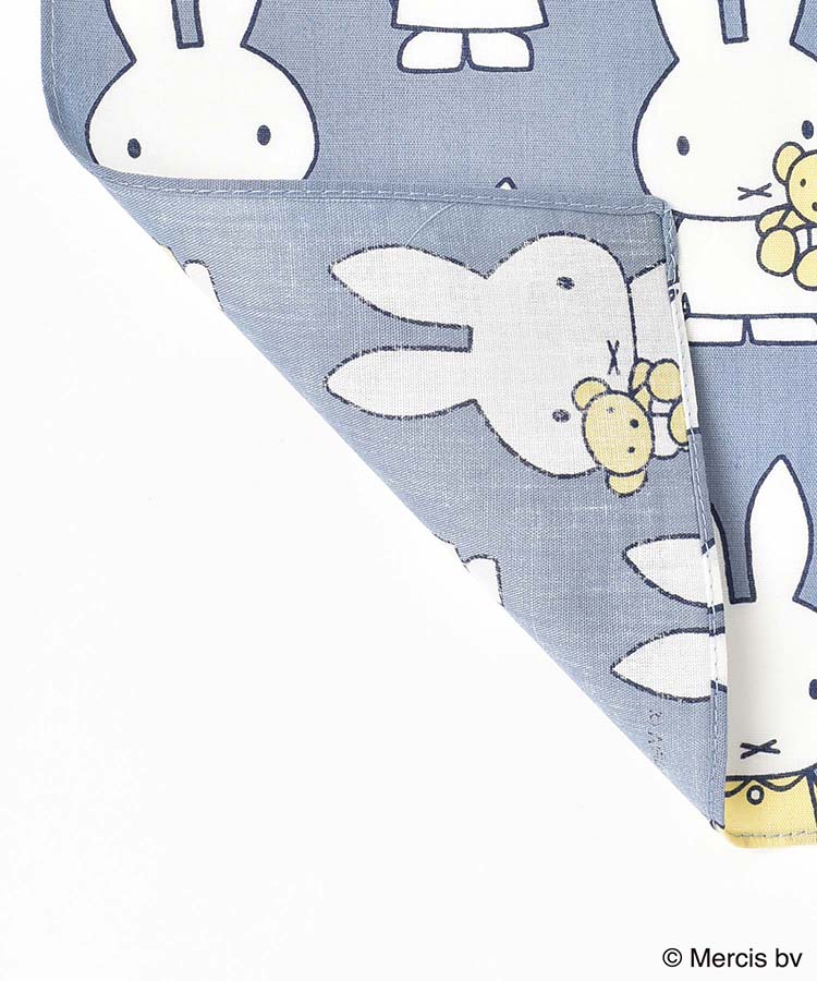 ミッフィーいろいろ総柄プリントハンカチ