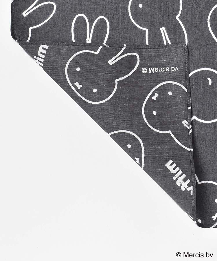 ミッフィーおかお総柄プリントハンカチ