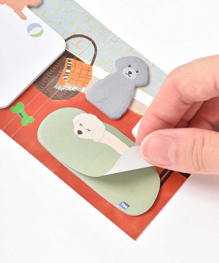 アニマルダイカットブック型ふせん