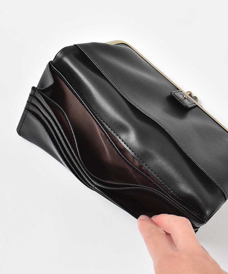 スモーキーがま口長財布