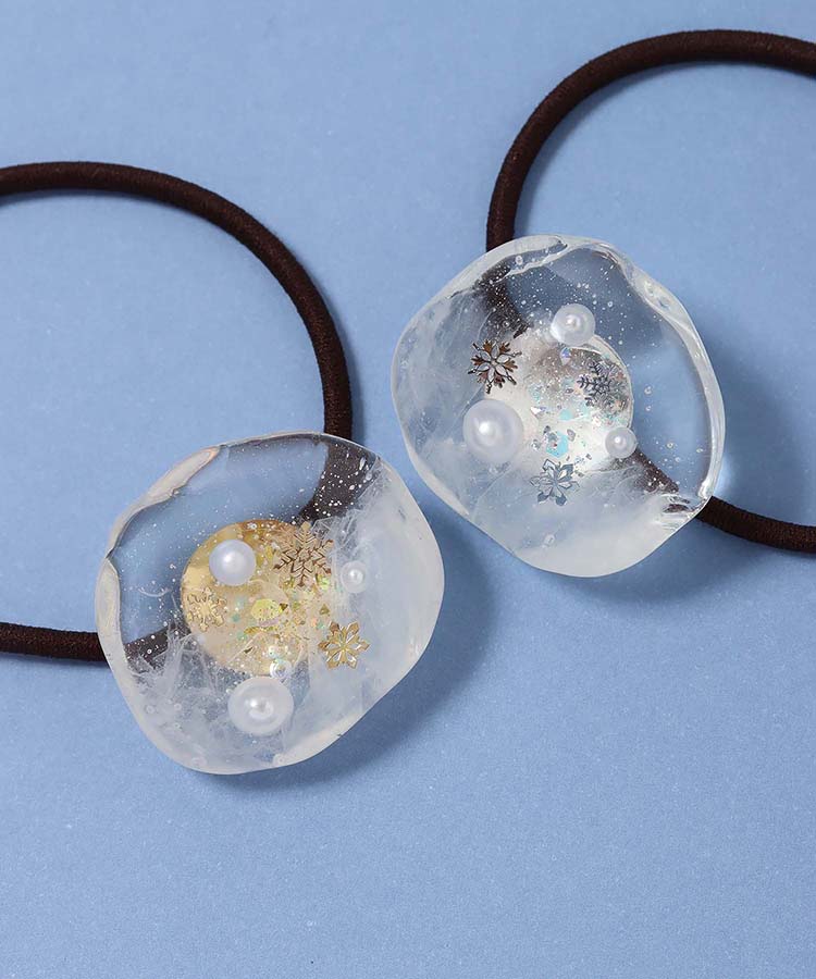 スノーフレーク封入ポニー