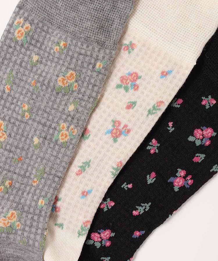 ラテミルククルーサーマルフラワーソックス