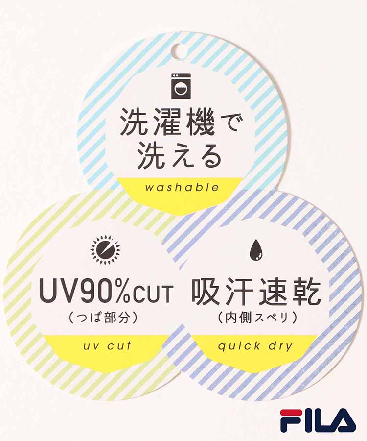 FILAフラワー刺繍キャップ