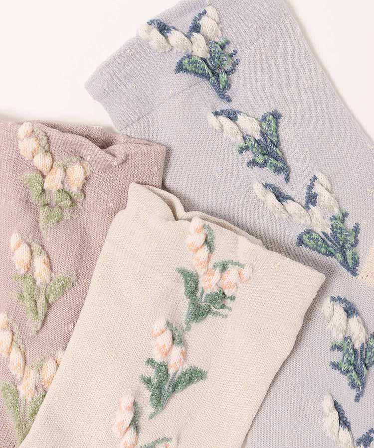 すずらんラインロークルーソックス