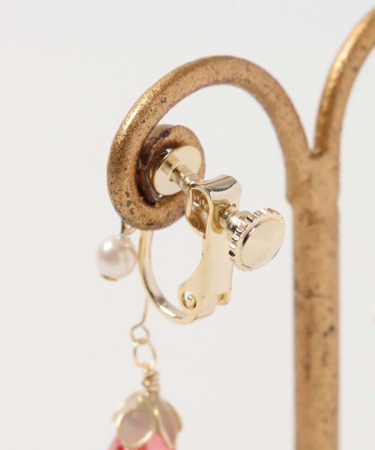 いちごディップイヤリング