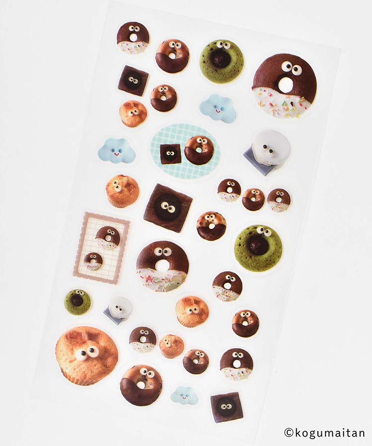 こぐまいたん透明シールシート