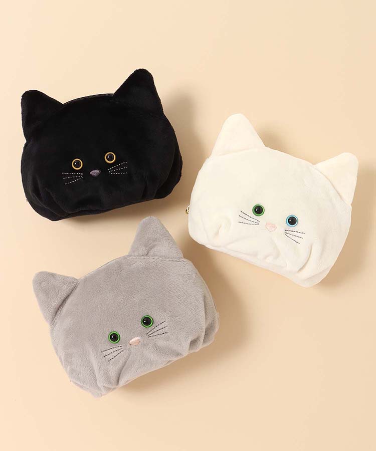 ふんわりキャットポーチ