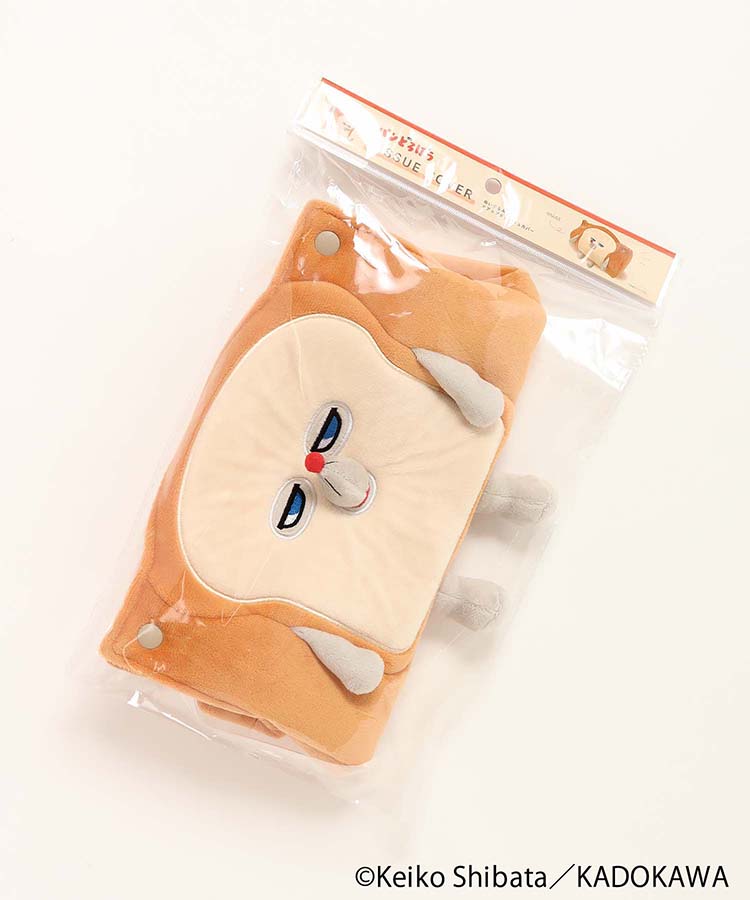 パンどろぼうぬいぐるみドアップティッシュカバー