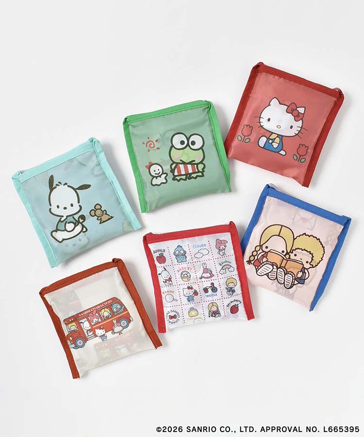 【WEB予約 3/4～順次発送】SANRIO CHARACTERS BASICショッピングバッグ