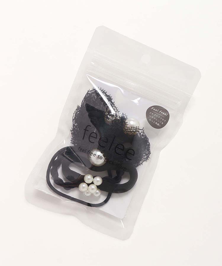 feeleeフラワーパールポニーセット