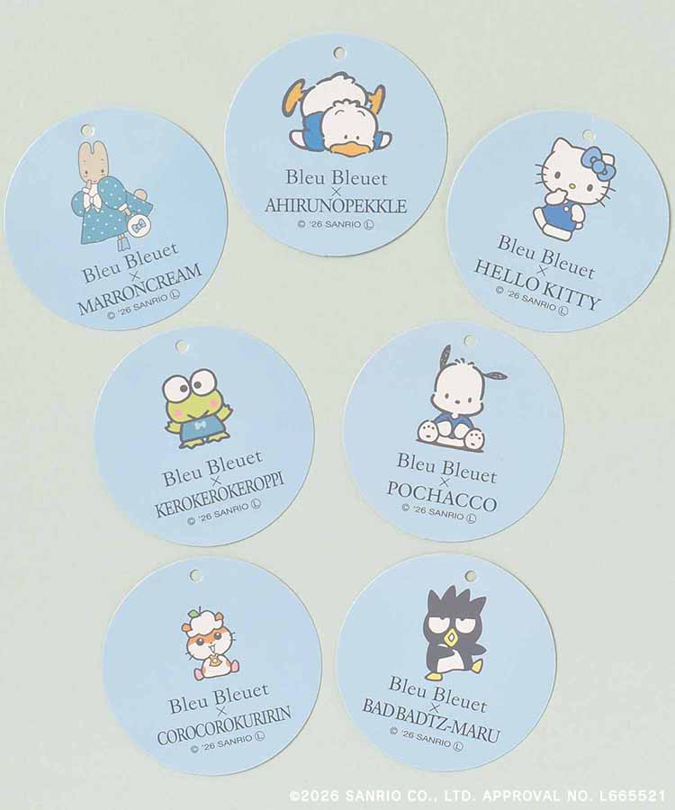 【WEB予約 3/12～順次発送】Bleu Bleuet×サンリオキャラクターズメジャー
