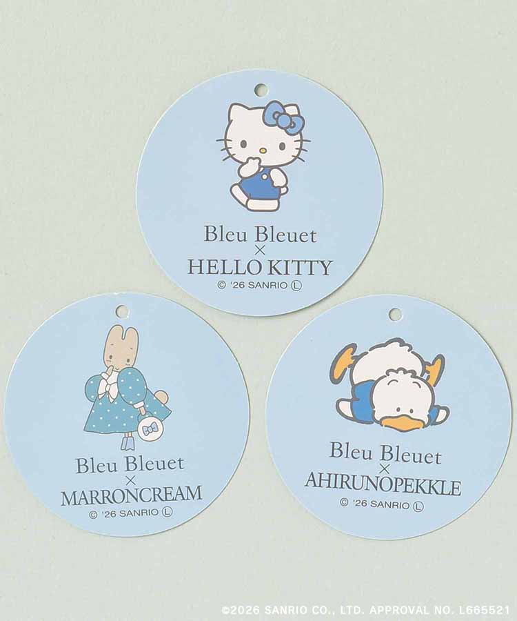 【WEB予約 3/12～順次発送】Bleu Bleuet×サンリオキャラクターズもちもちカラビナポーチ