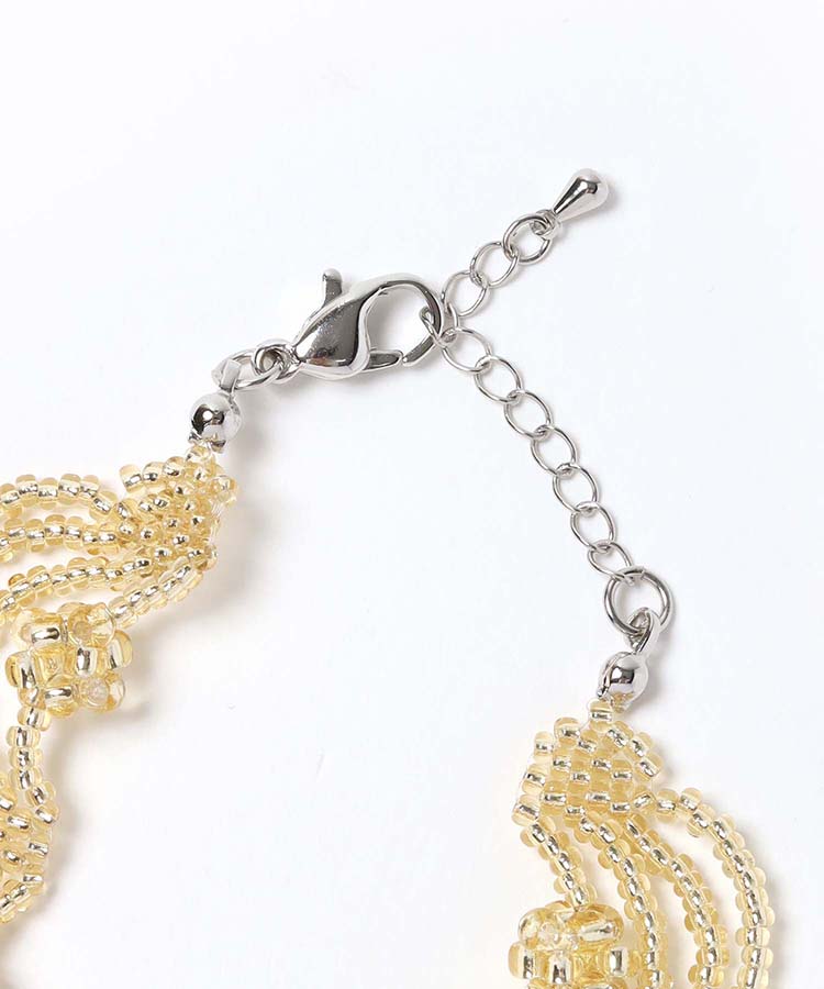 スカラップビーズブレスレット