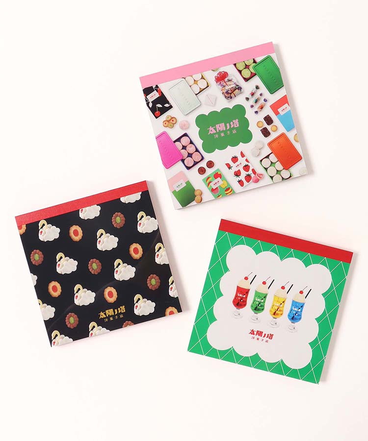 太陽ノ塔洋菓子店スクエアメモパッド