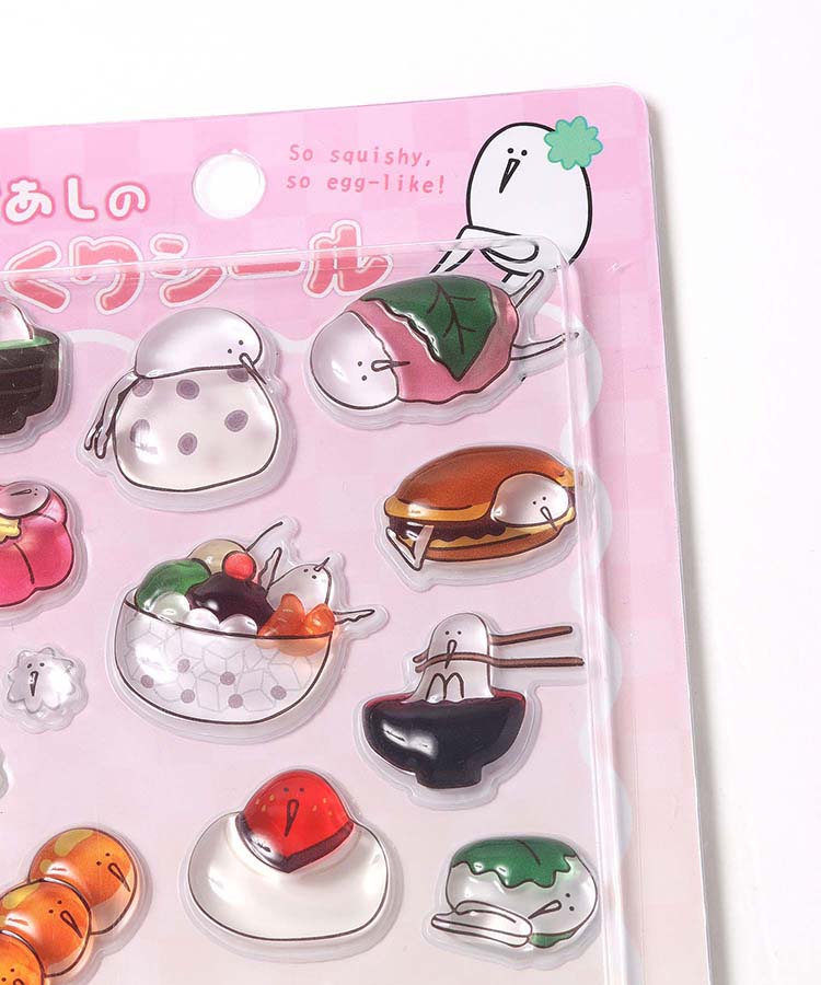 【WEB予約 4/25～順次発送】たまごあしのぷっくりシール2