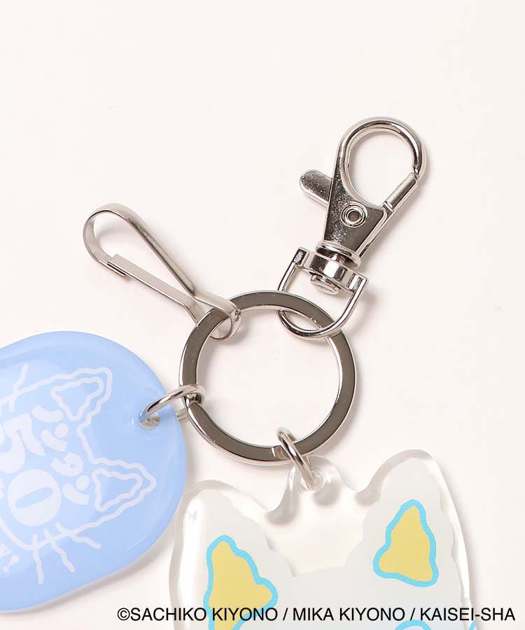 ノンタン4ぷっくりアクリルキーホルダー