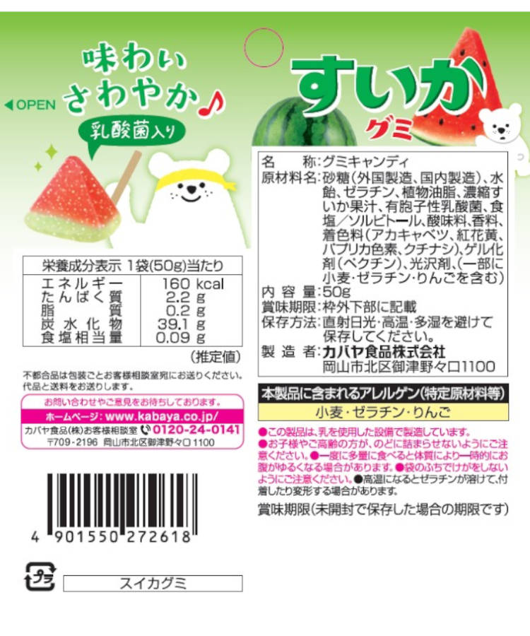 すいかグミ