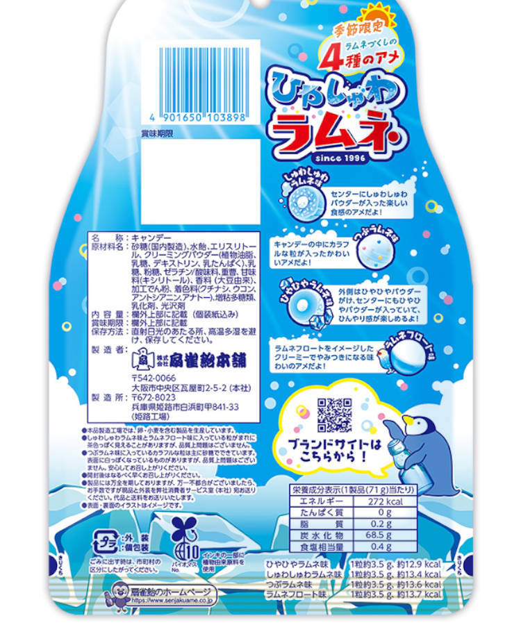 ひやしゅわラムネ