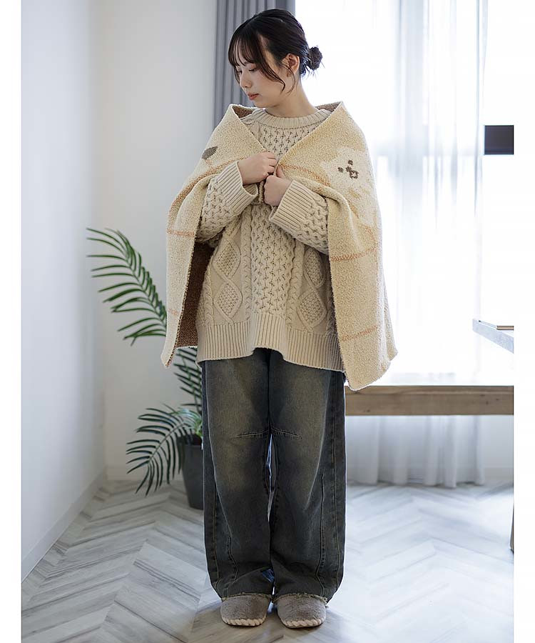 タイニージョイラボニットブランケットS