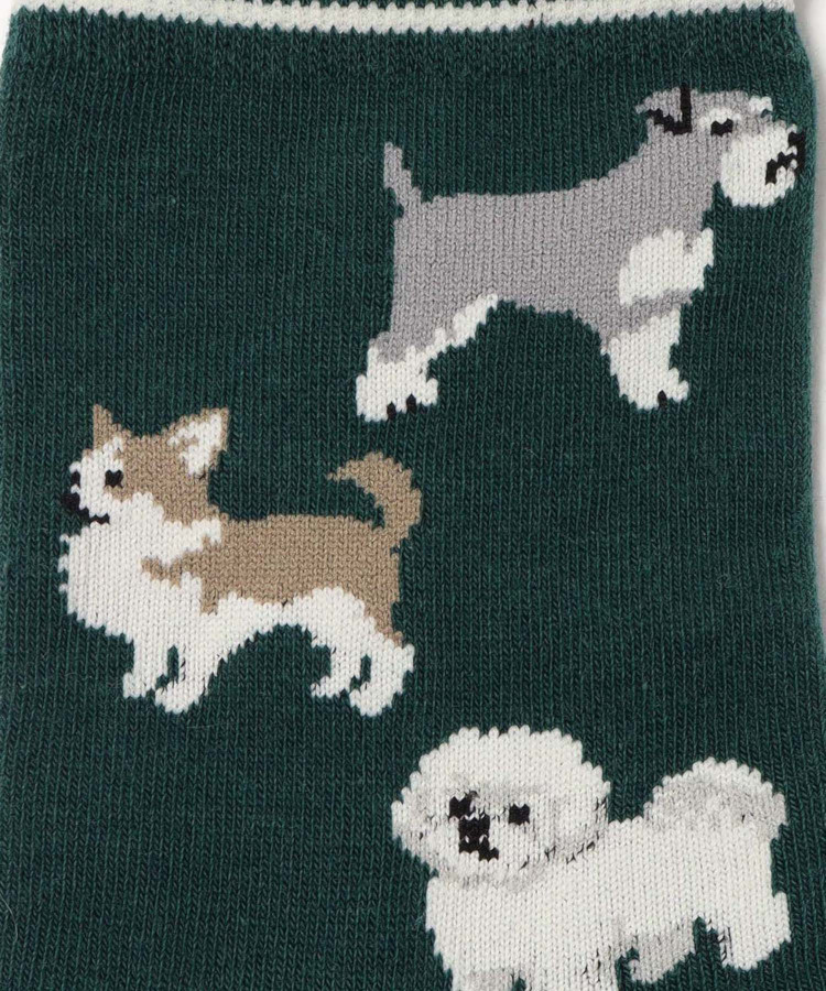 dog総柄ソックス
