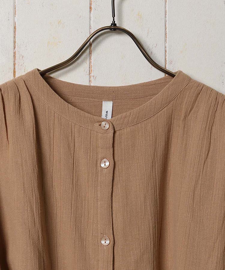≪SALE≫クレープボリュームワンピース