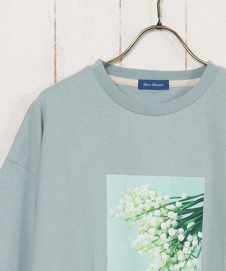 ≪SALE≫フラワー転写Tシャツ