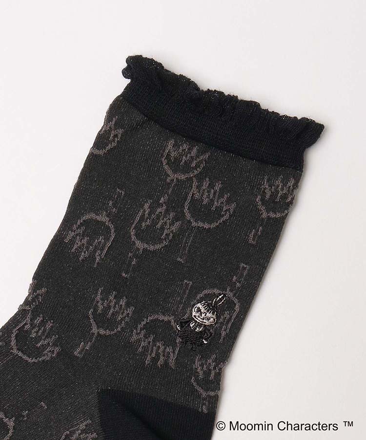 ≪SALE≫ロークルー逆スパチューリップミイ刺繍ソックス