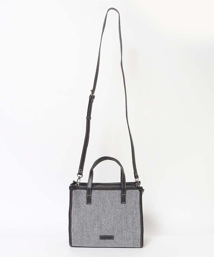 ≪SALE≫プレーンメルトン2WAYミニトート